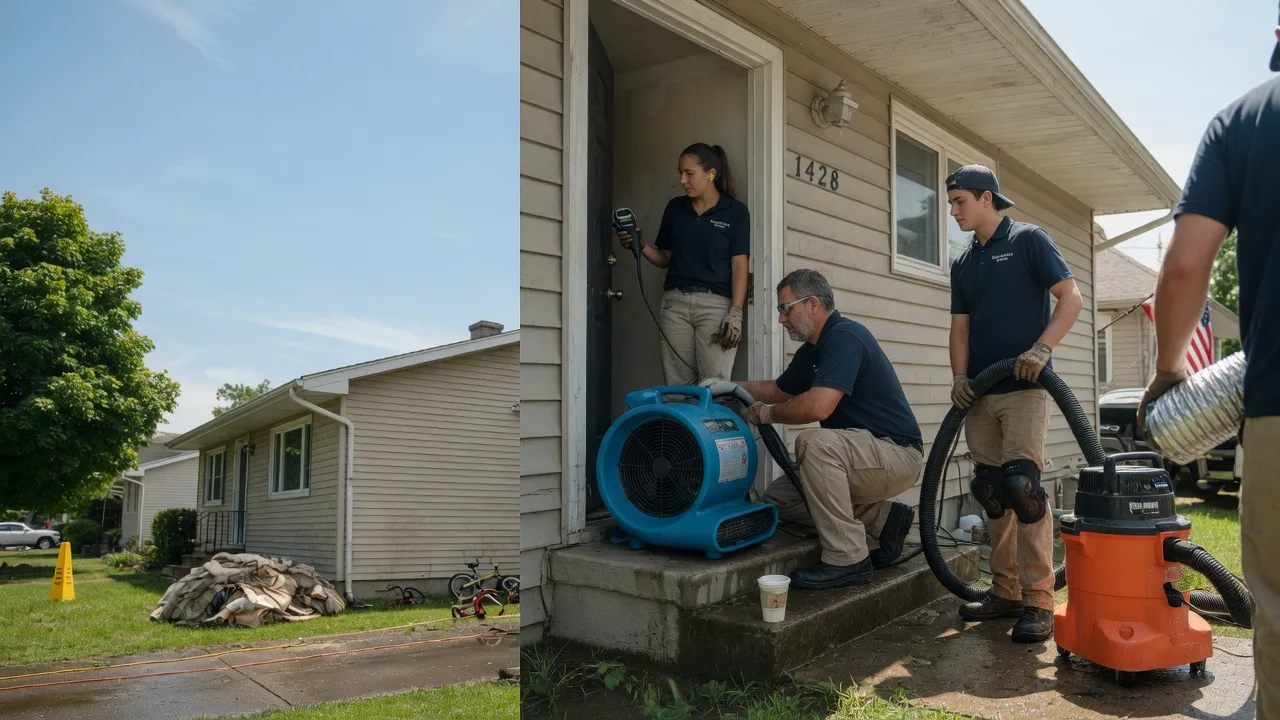 Water Damage Restoration in Pontiac, IL near me